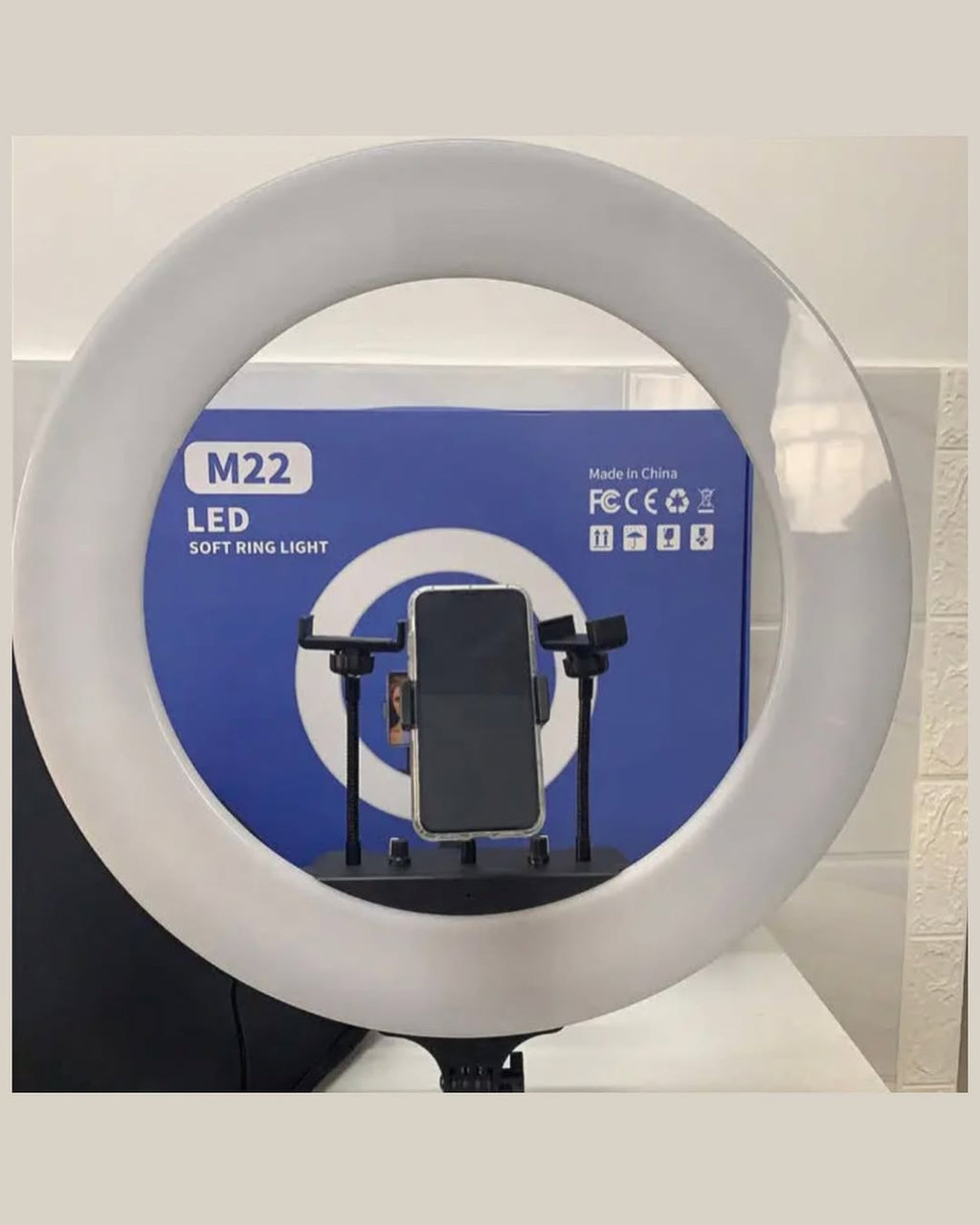 56cm LED Soft Ring Light – 22 Inch (Professional Use)