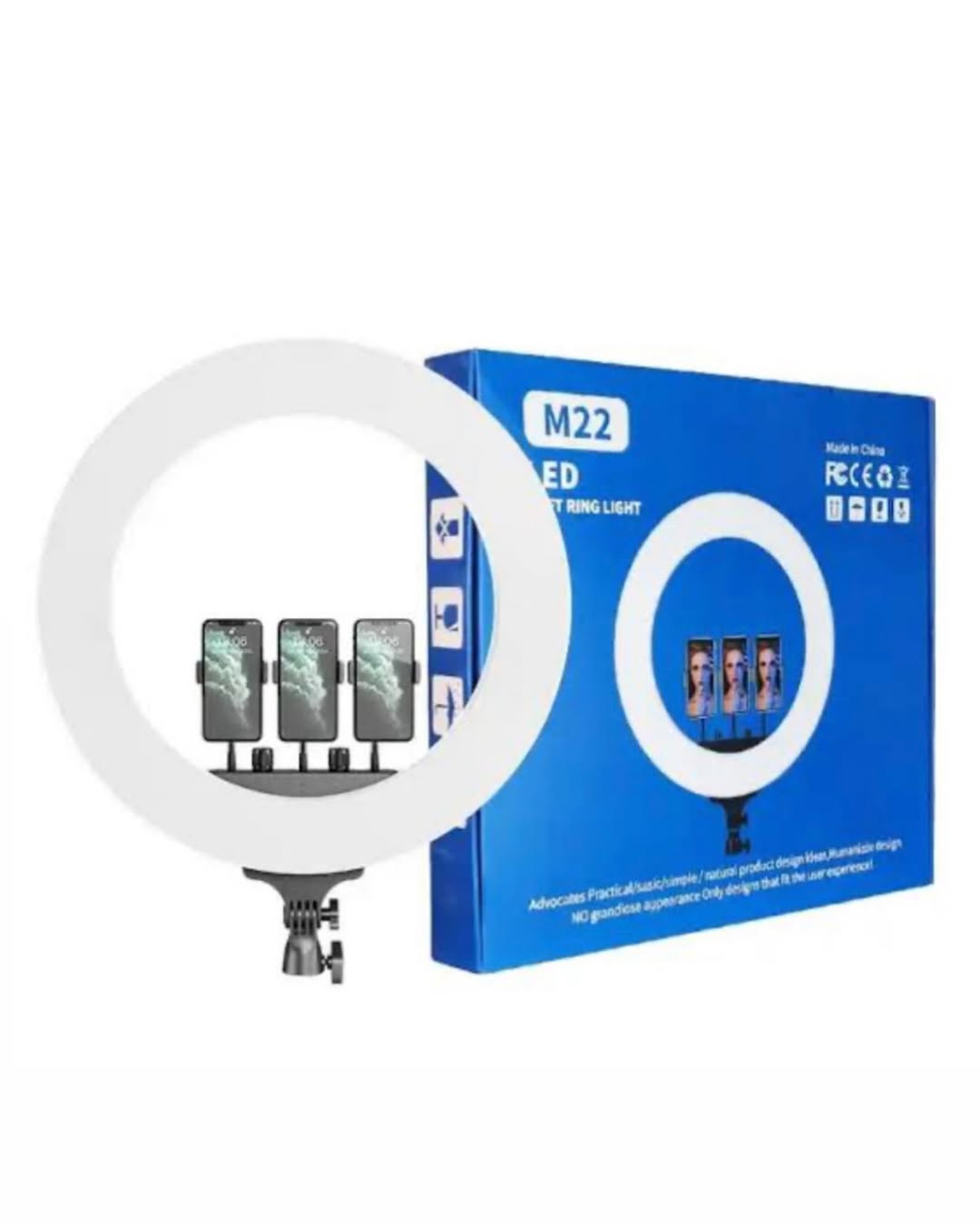 56cm LED Soft Ring Light – 22 Inch (Professional Use)