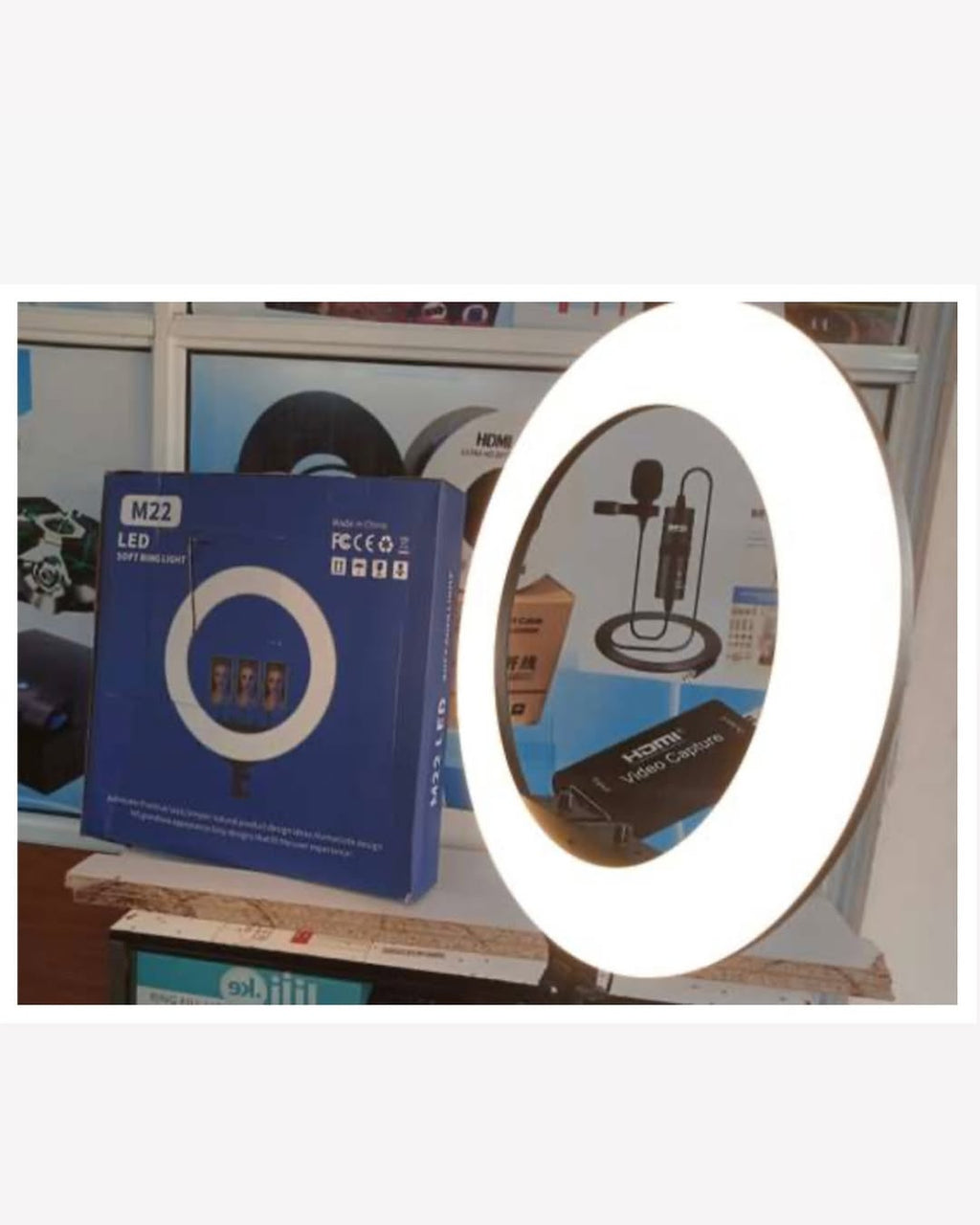 56cm LED Soft Ring Light – 22 Inch (Professional Use)