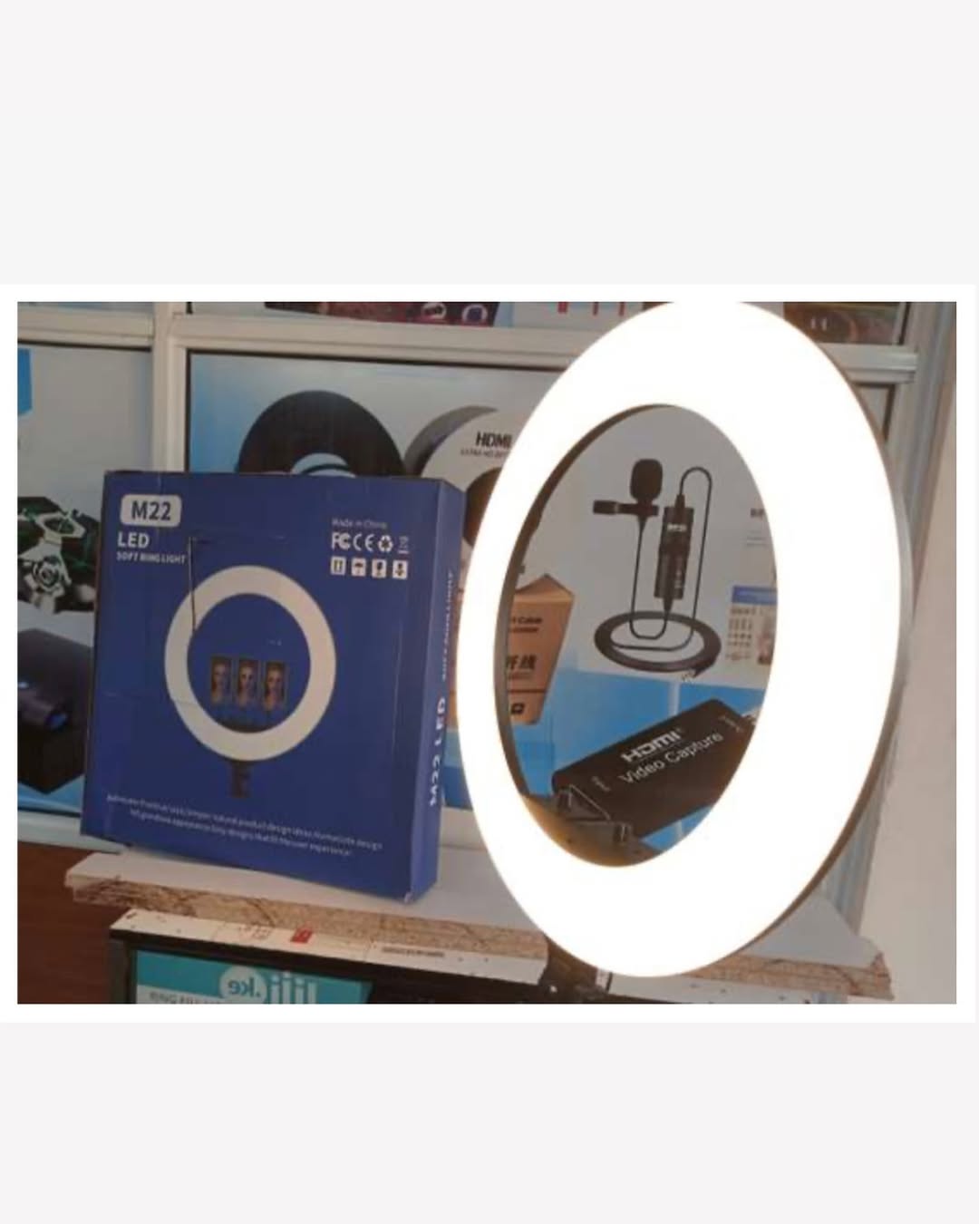 56cm LED Soft Ring Light – 22 Inch (Professional Use)