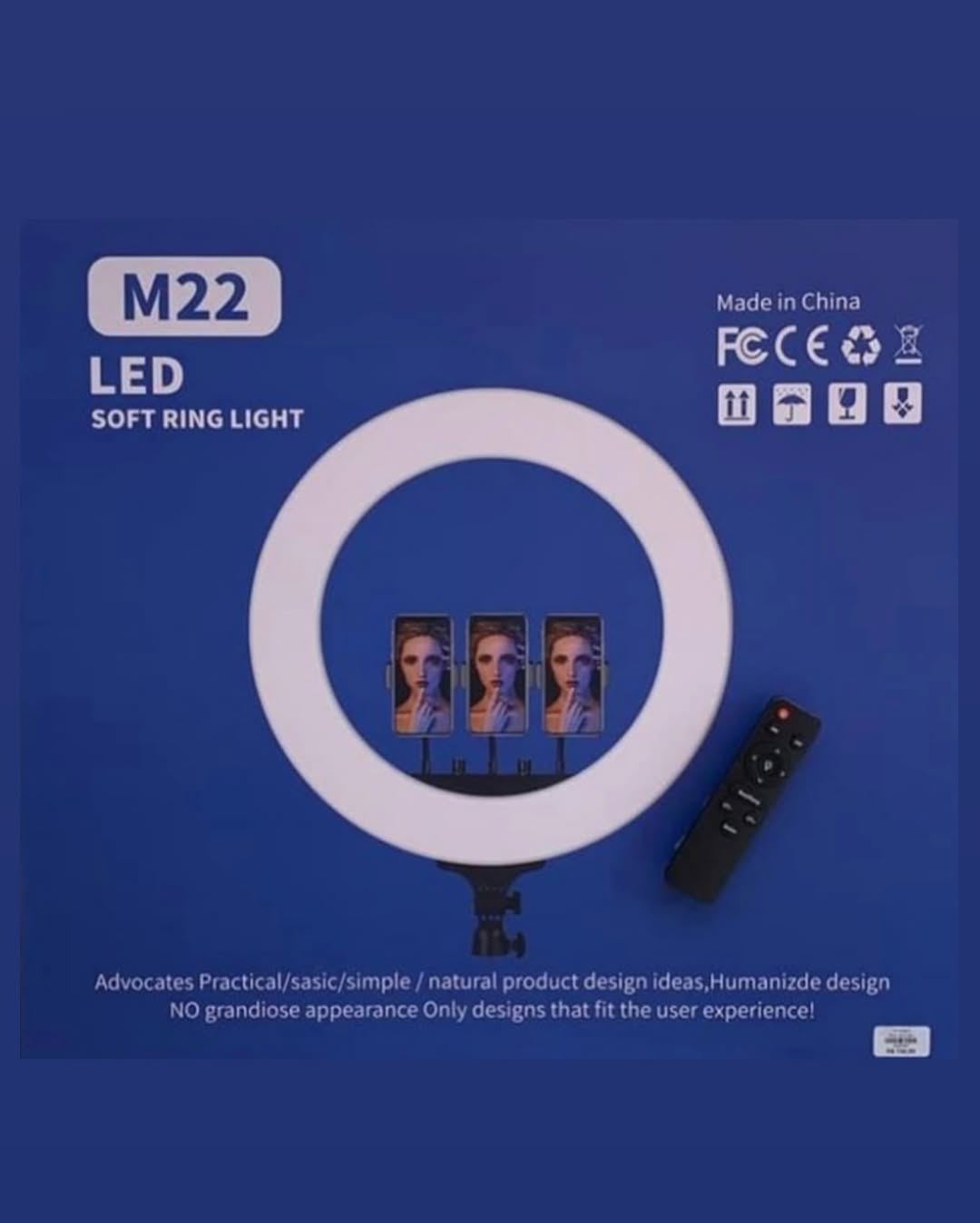 56cm LED Soft Ring Light – 22 Inch (Professional Use)