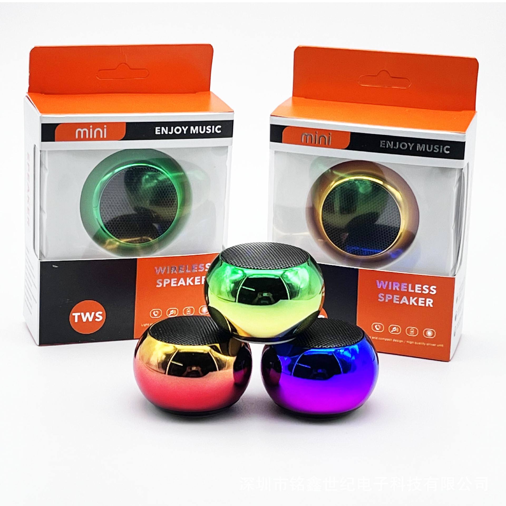 M3 TF Card Speaker Double Shade Color Heavy Sound Support TF Card.