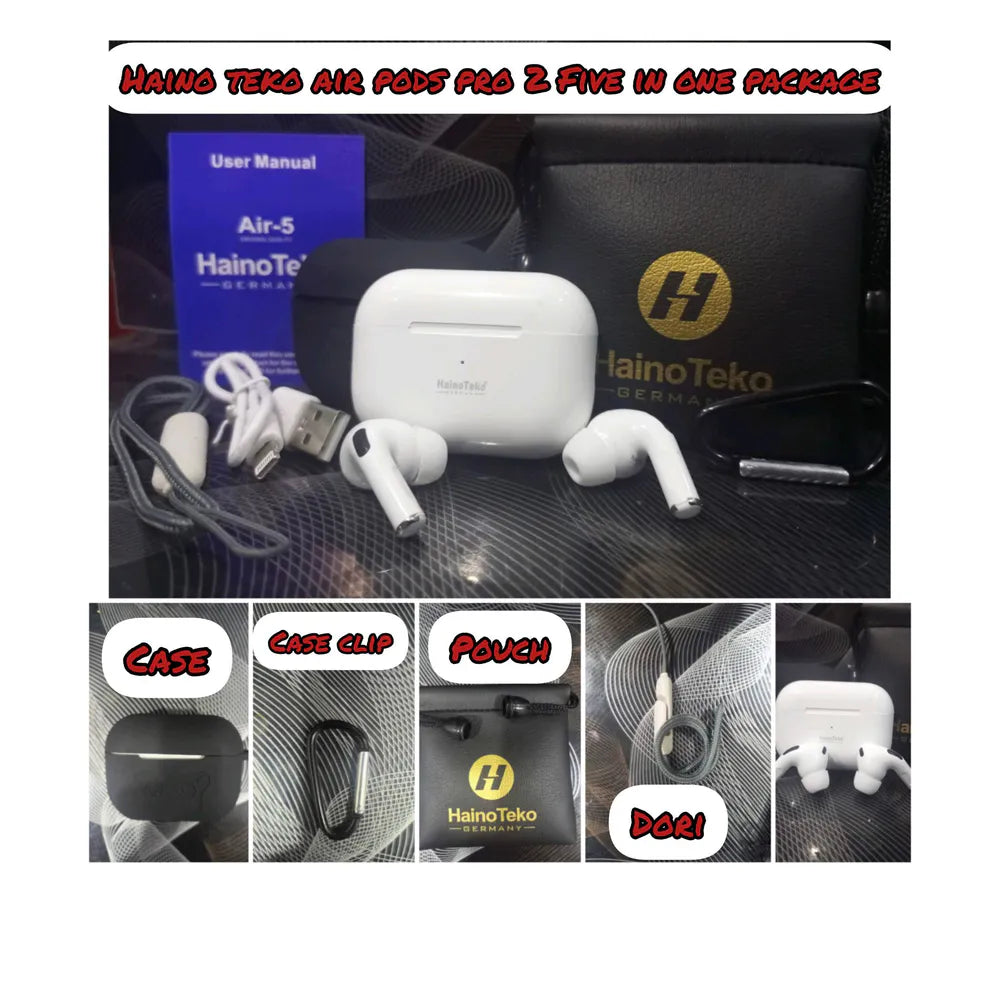 HAINO-TEKO AirPods Pro 2 with Pouch Buzzer Magnet TypeC.