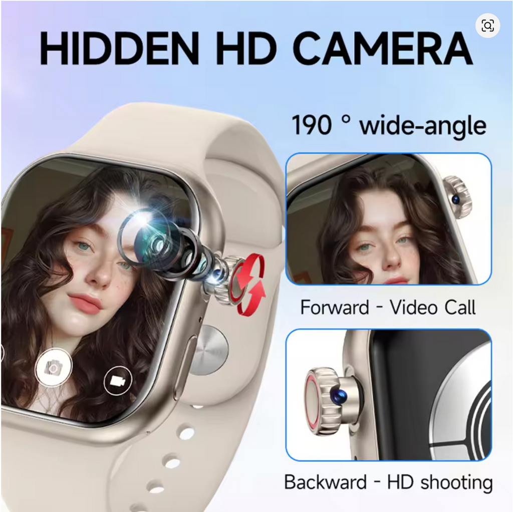 4G AMOLED Hidden Camera Watch