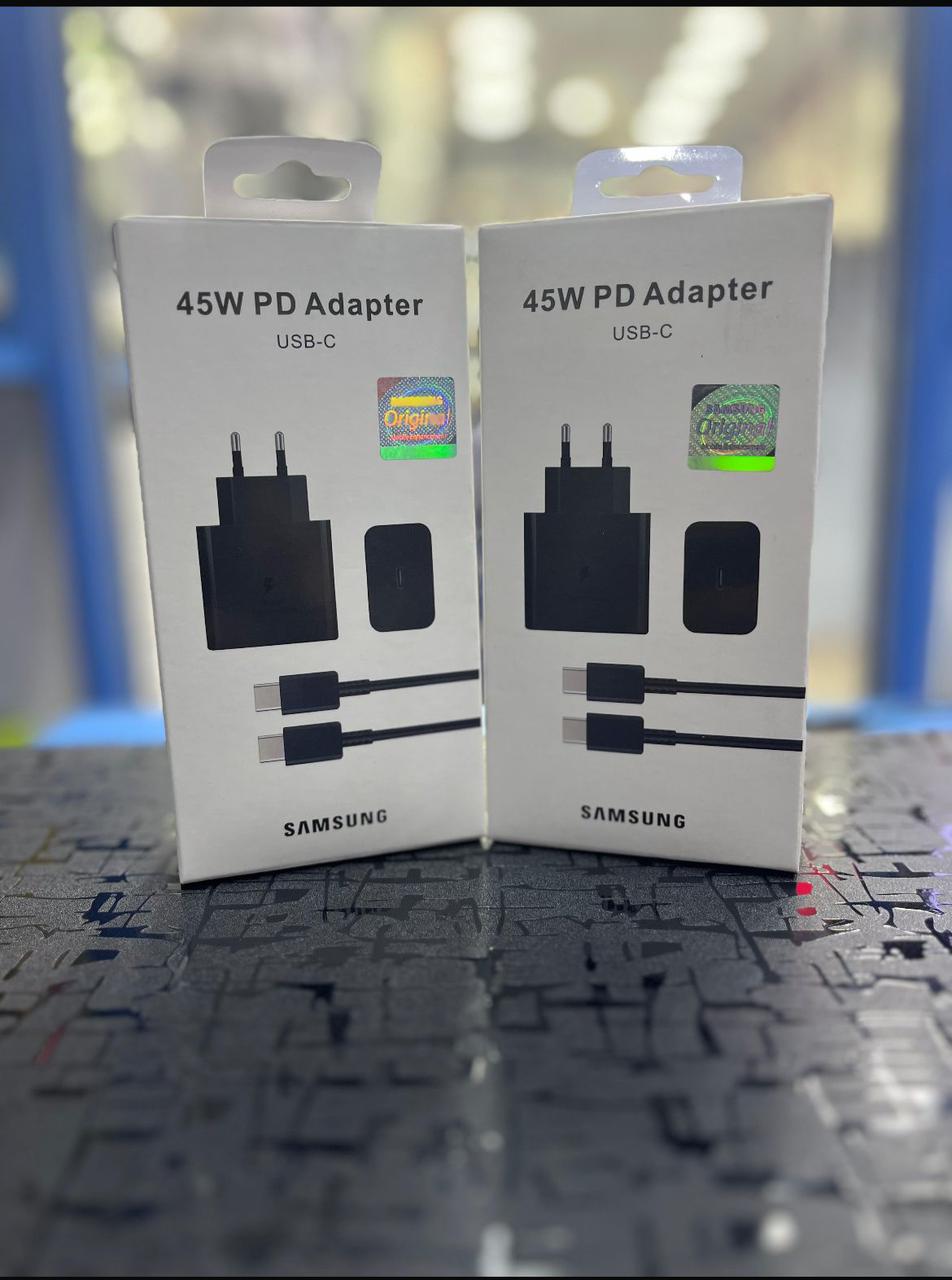 Samsung 45W 2 Pin Adapter with Cable Type C to C