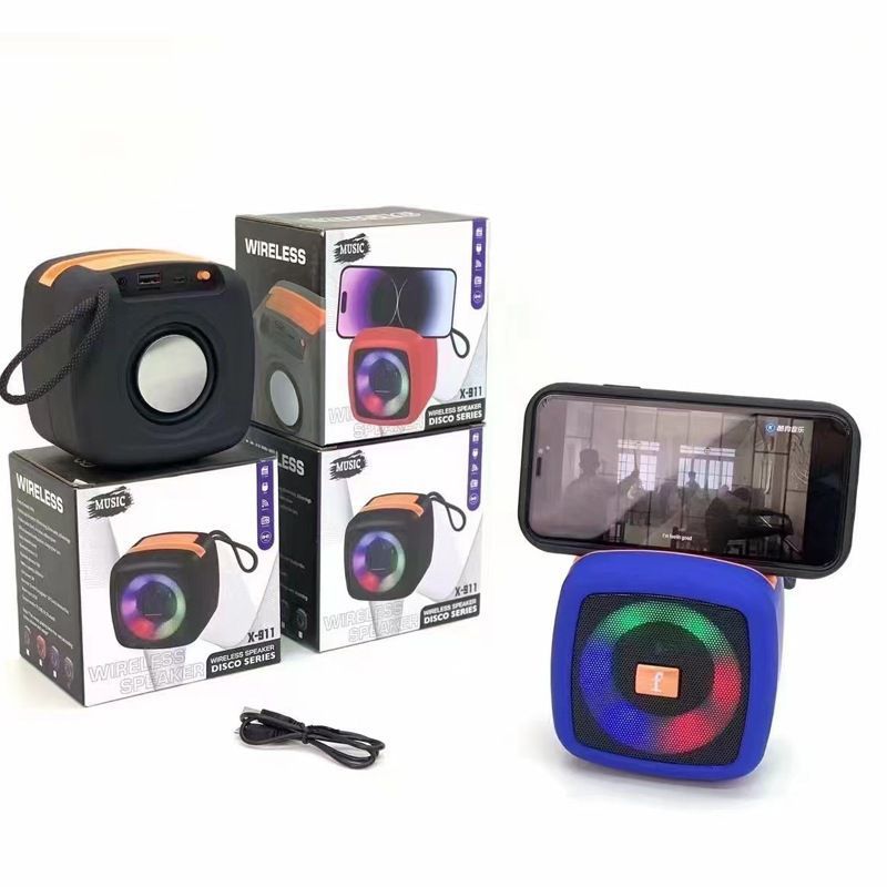 X-911 Original Quality Speaker Heavy Sound RGB Lights.