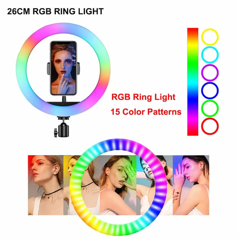 Ring Fill Light 26cm – Original Quality with Phone Holder