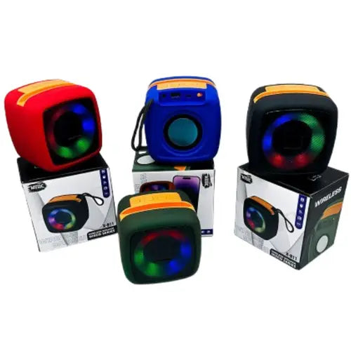 X-911 Original Quality Speaker Heavy Sound RGB Lights.